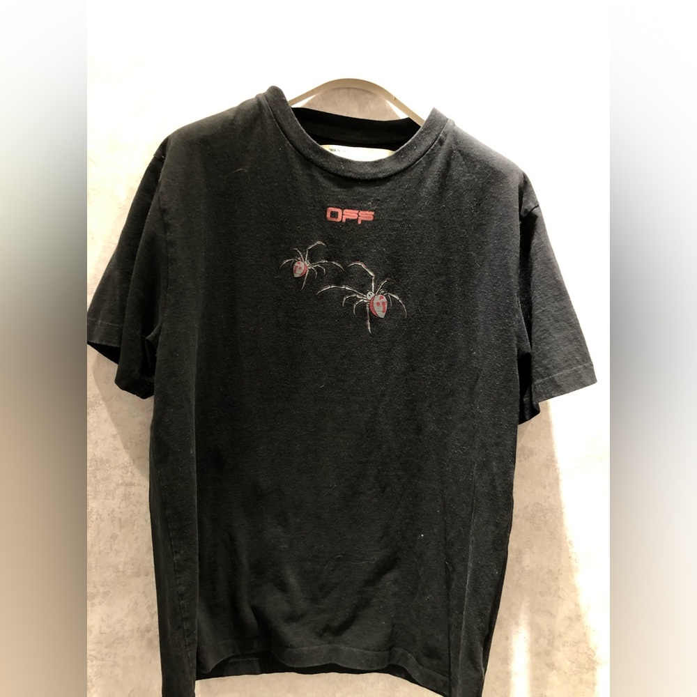 Off-White x Virgil Abloh Arachno Arrows Main Label Black Spider T-Shirt size XS